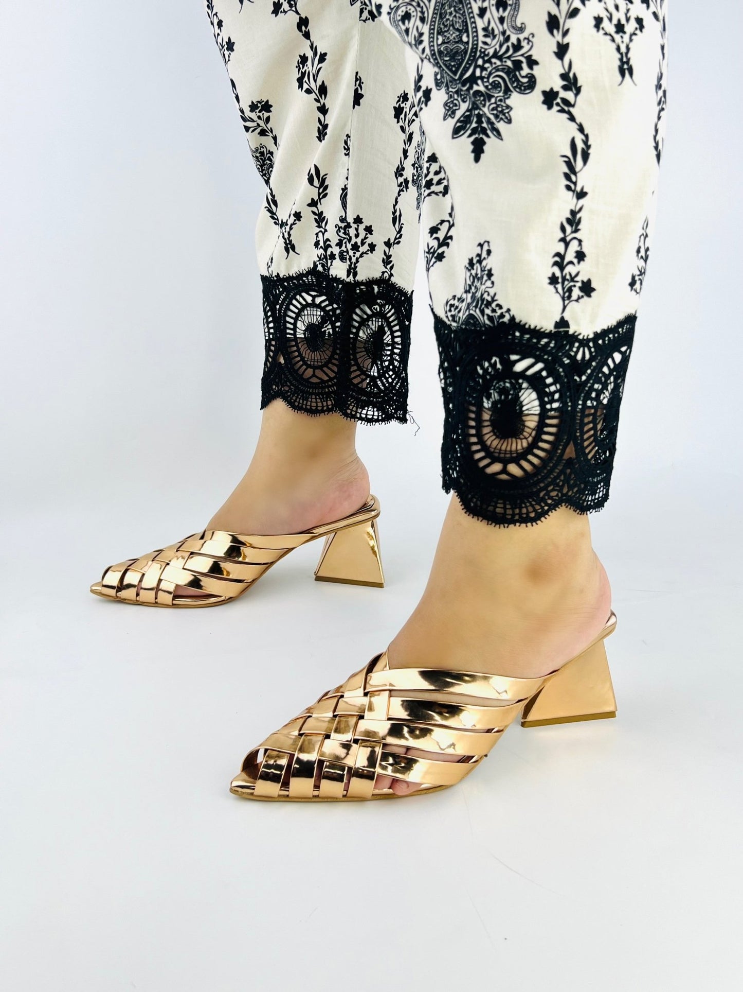 Alfie Rose Gold Sandals (11051) - Spunkz