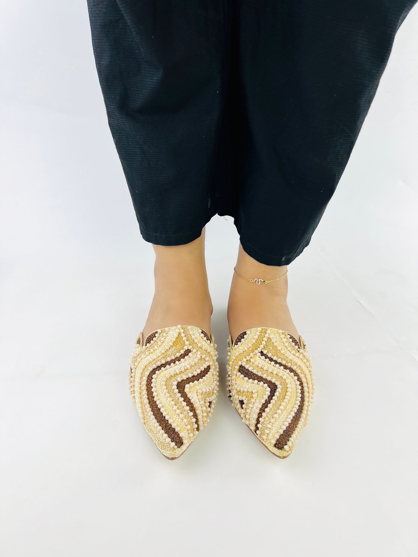 Beige Mules (11040)