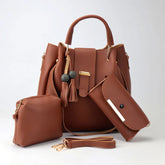 3 pcs Leather Handbag