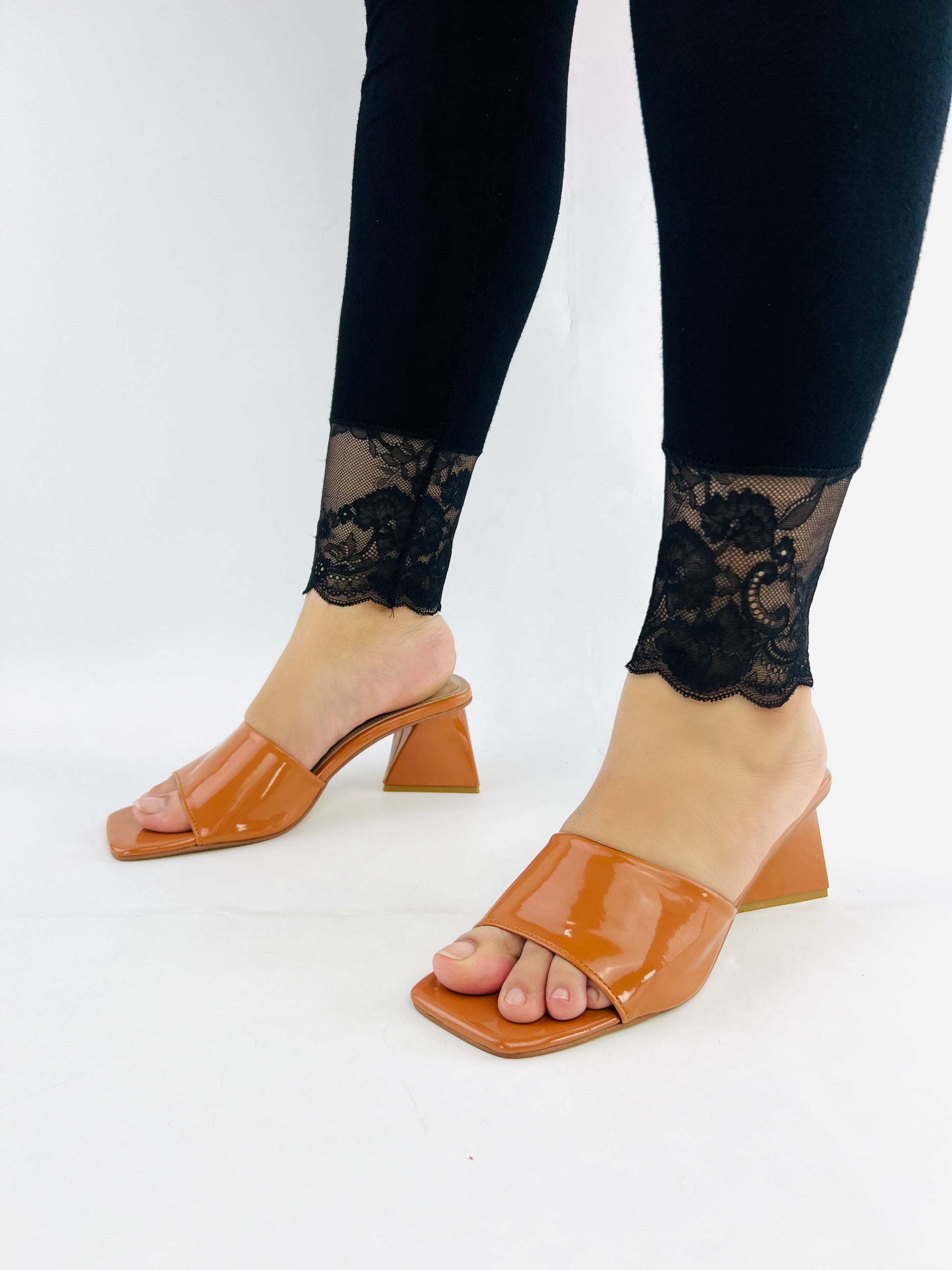 Peach Slip-On Sandals - Spunkz