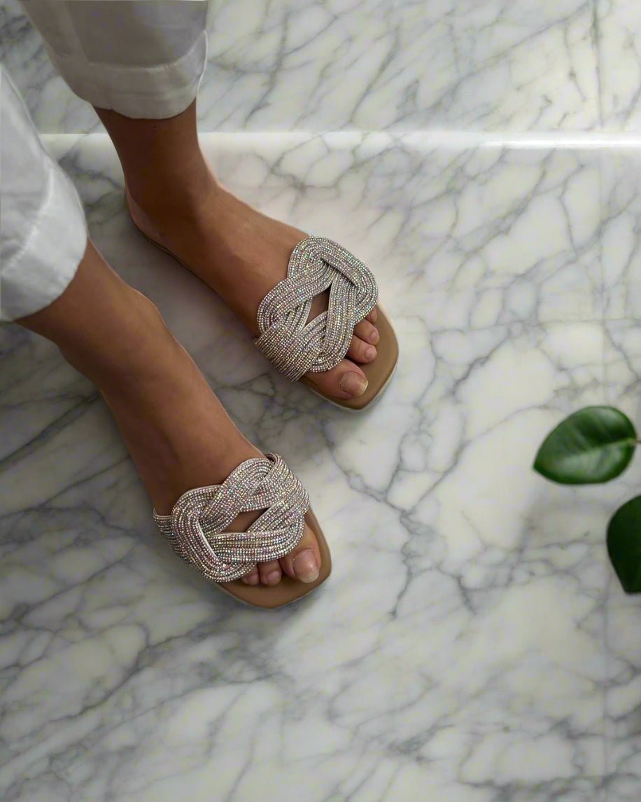 Diamante Twisted Slides - Spunkz