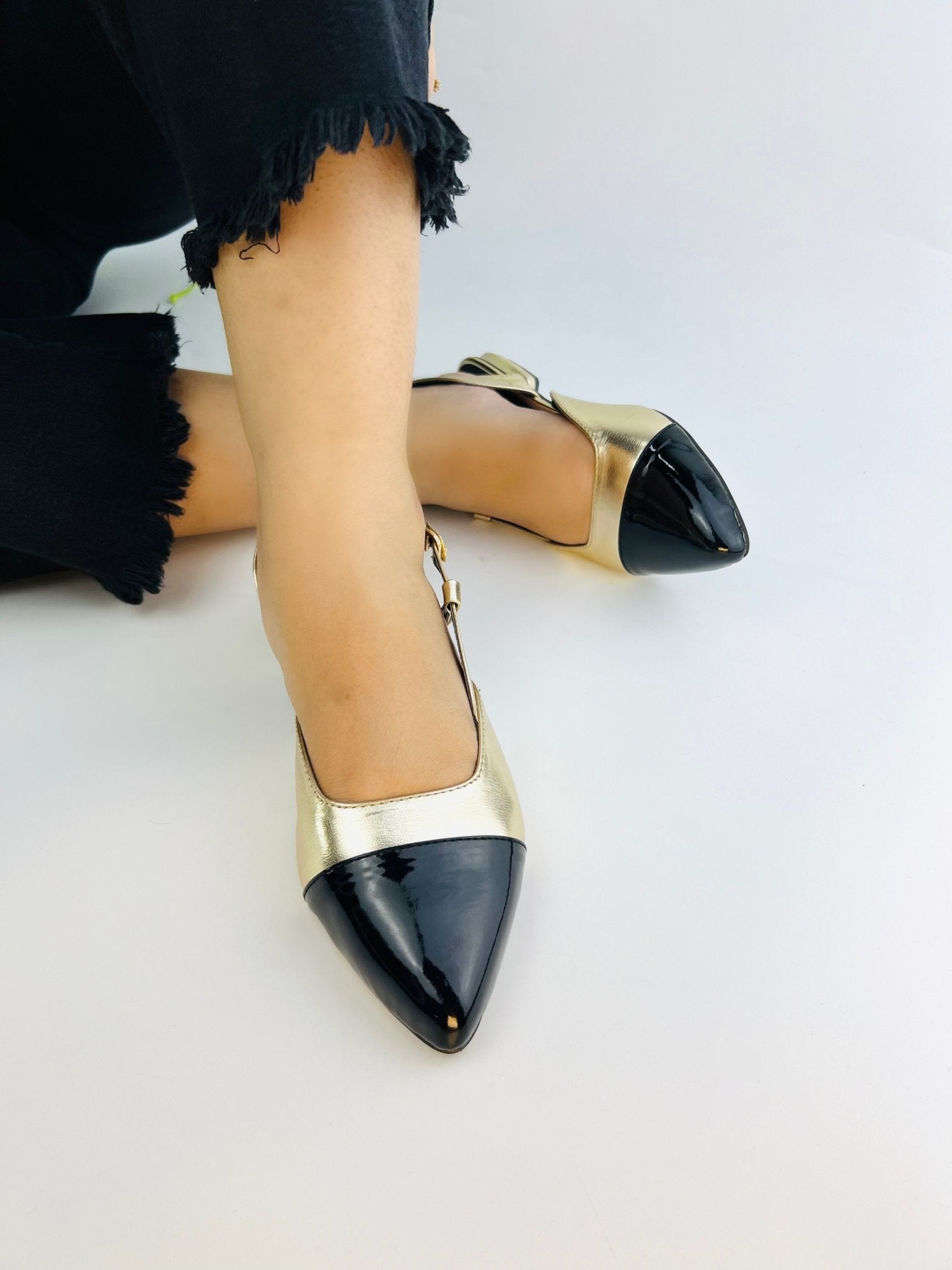 Gold Toe Pump (11001) - Spunkz