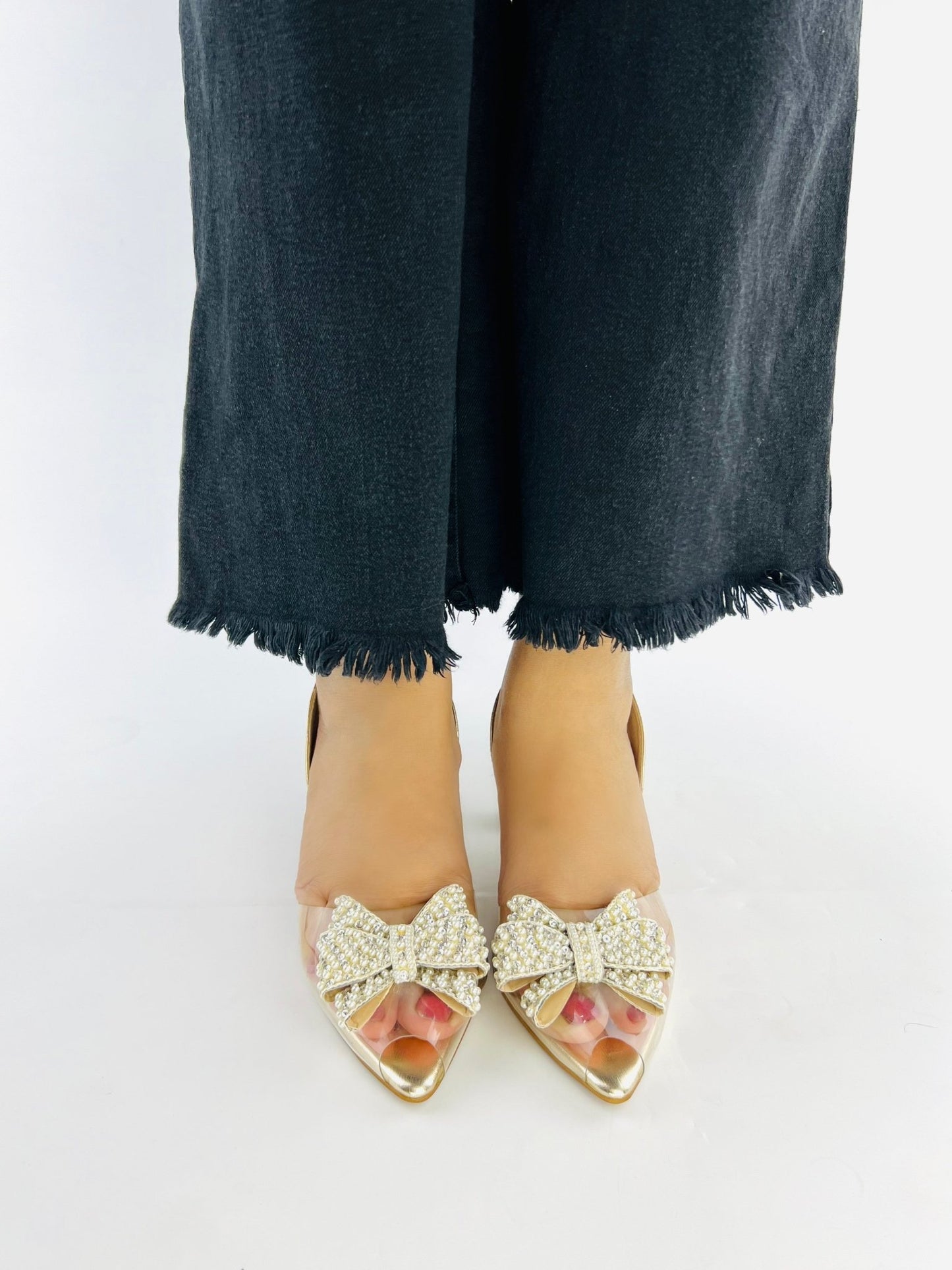 Cinderella Bow Heel (11036) - Spunkz