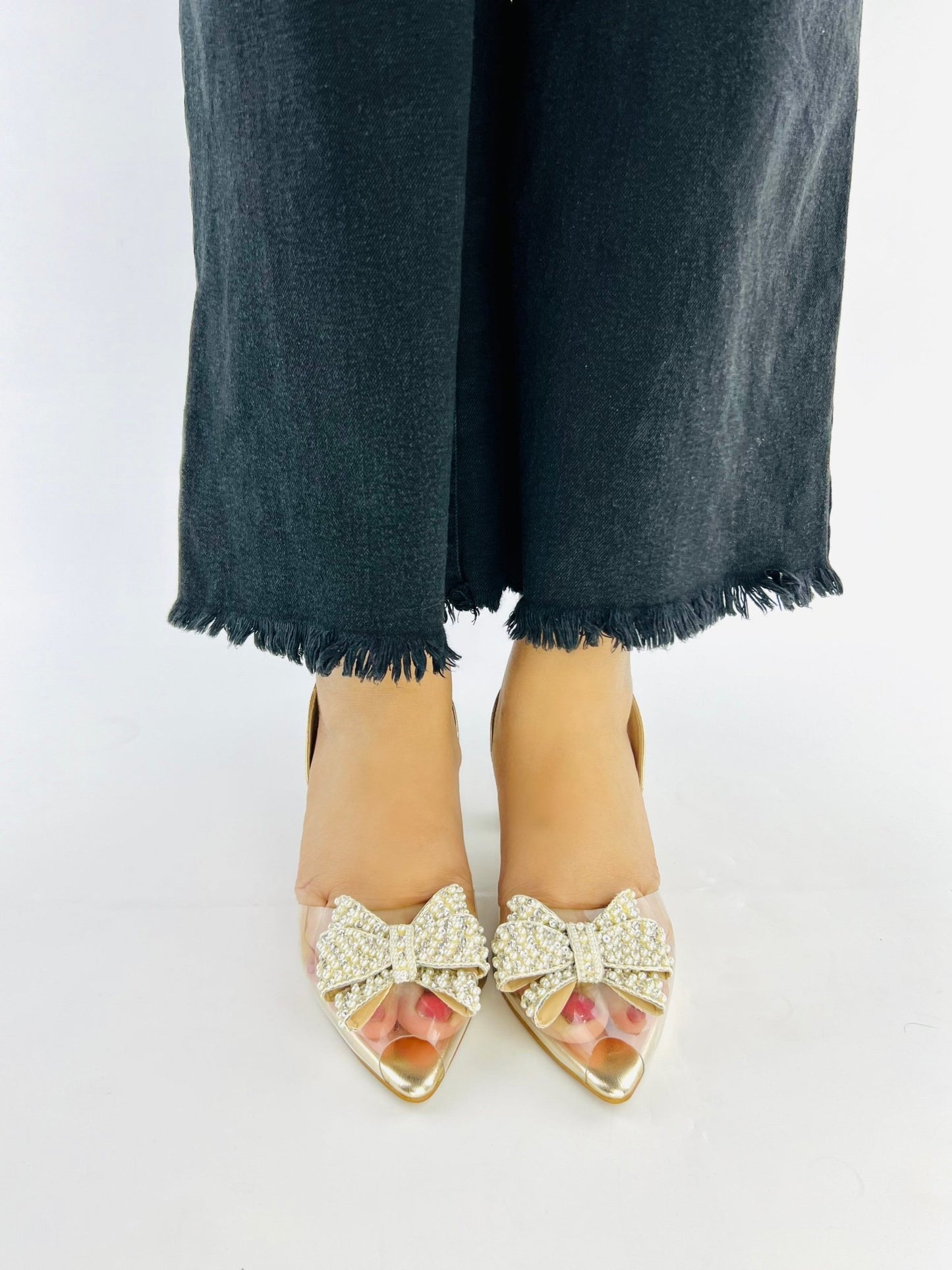 Cinderella Bow Heel (11036) - Spunkz