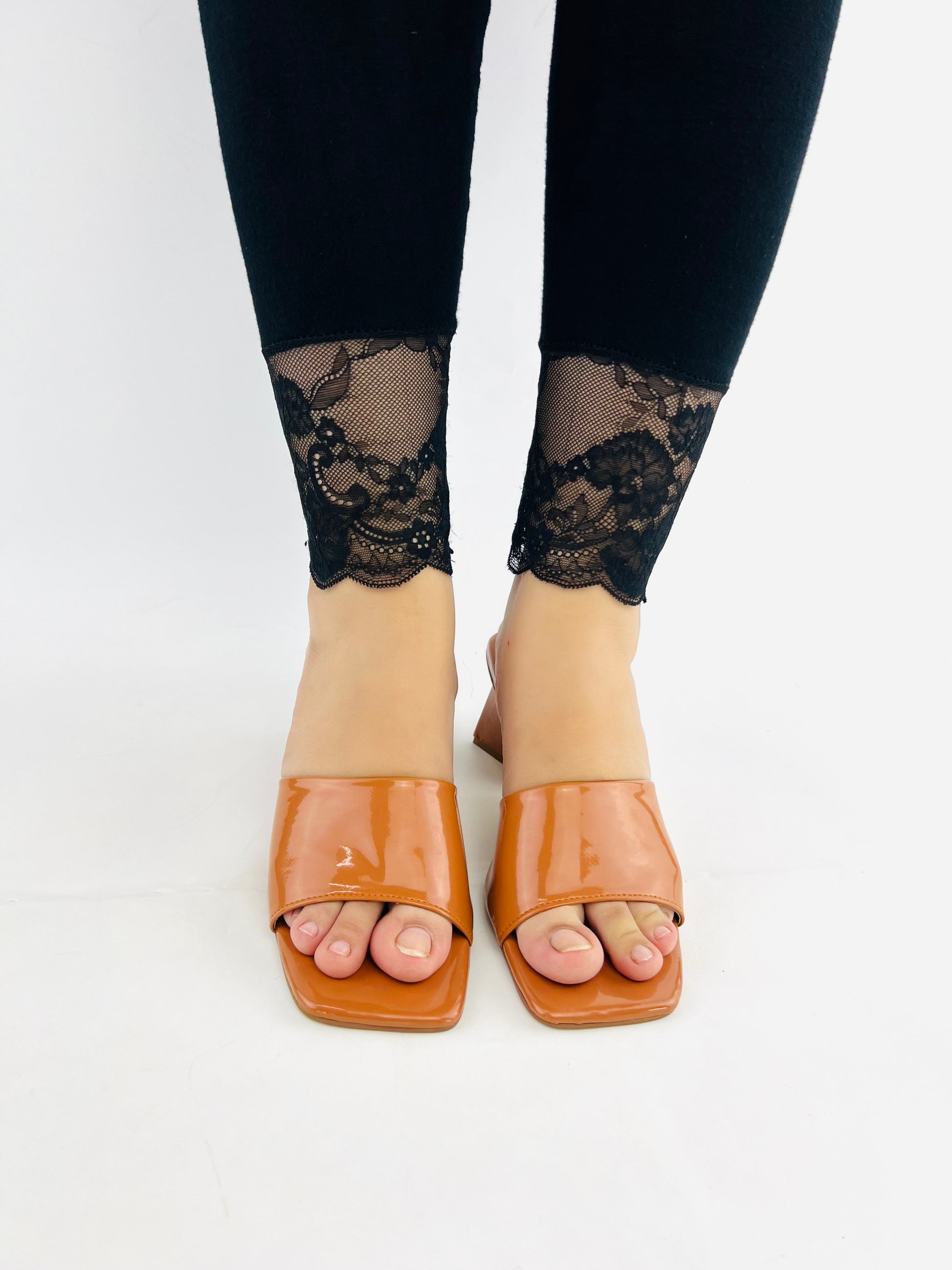 Peach Slip-On Sandals - Spunkz