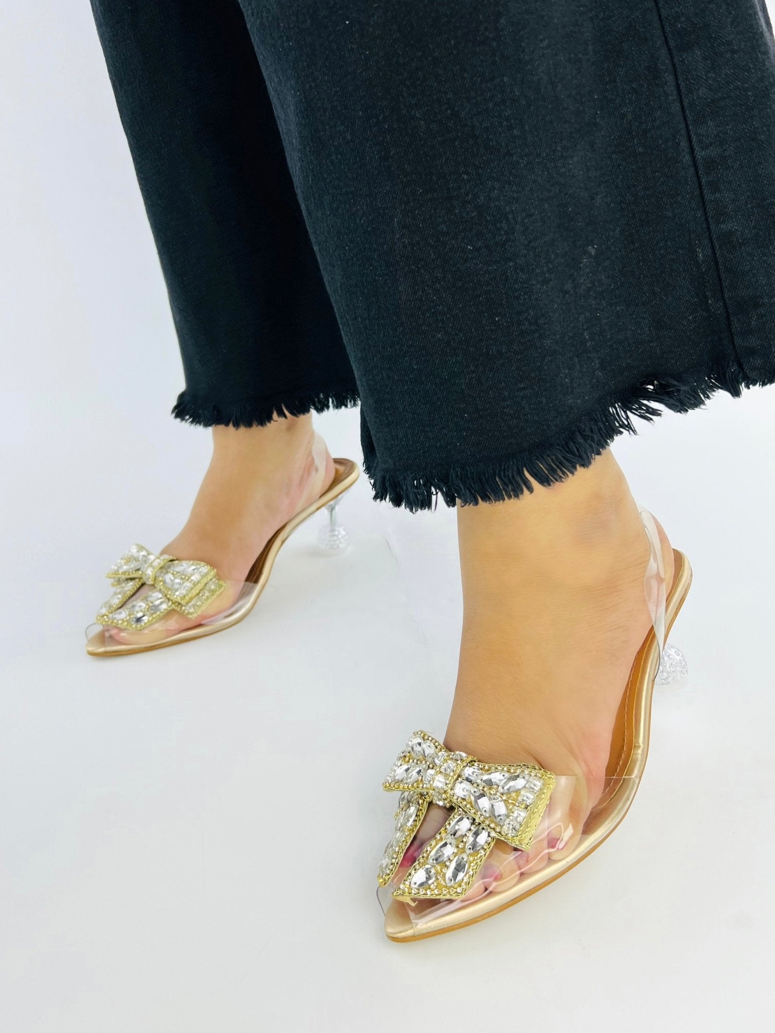 Cinderella Transparent Heels - Spunkz