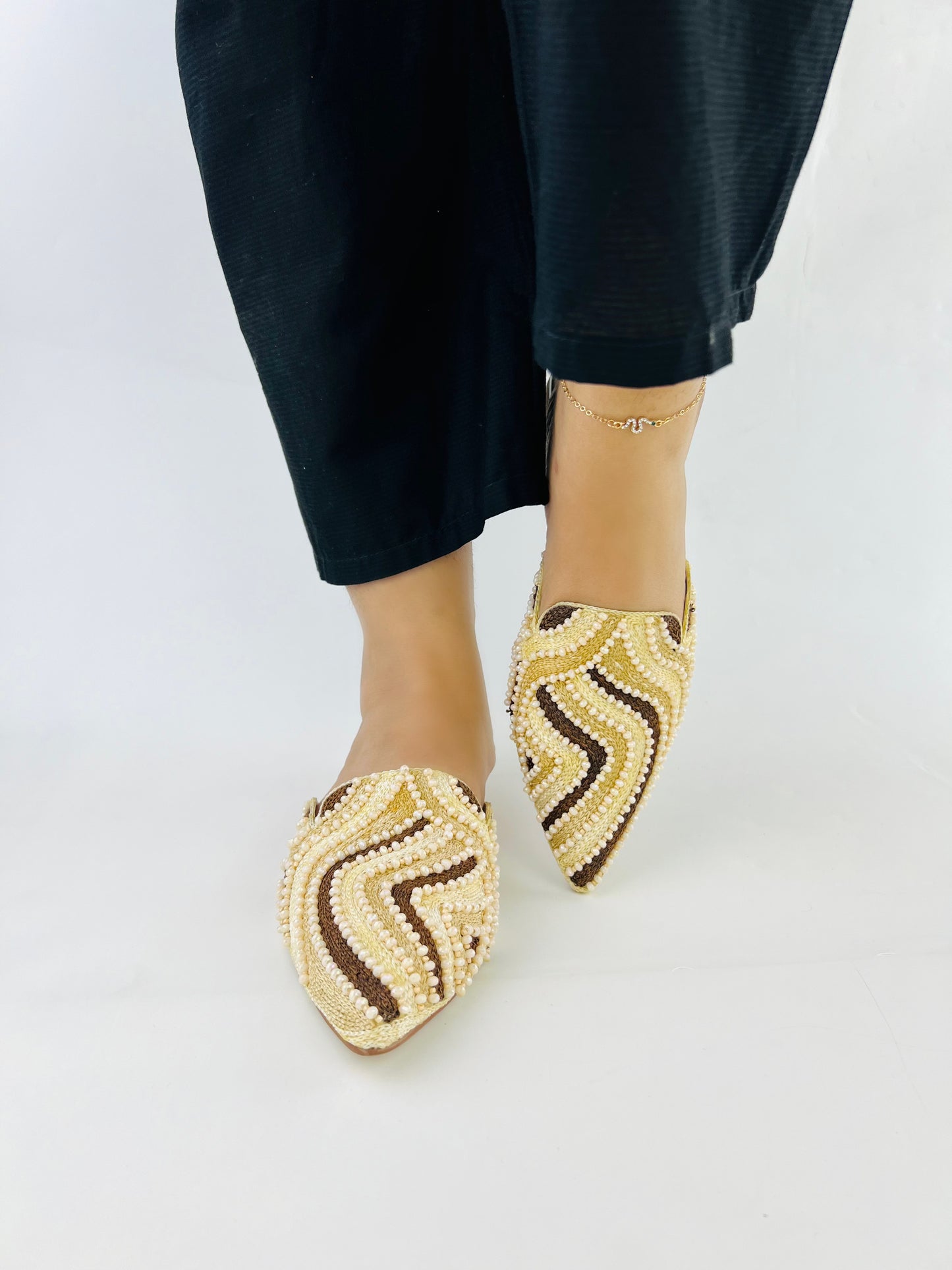 Beige Mules (11040)