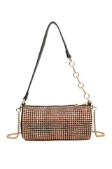 Diamond Embellished Crossbody Bag