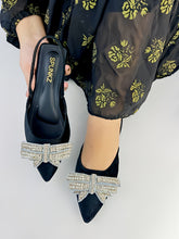 Black Slingback Flat Shoes (12000) - Spunkz