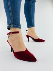 Nova Burgundy Mules (11082) - Spunkz
