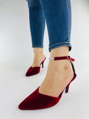 Nova Burgundy Mules (11082) - Spunkz