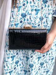 Black Clutch Purse - Spunkz