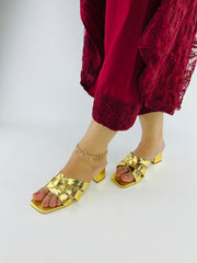 Golden Crocs Sandals (11028) - Spunkz