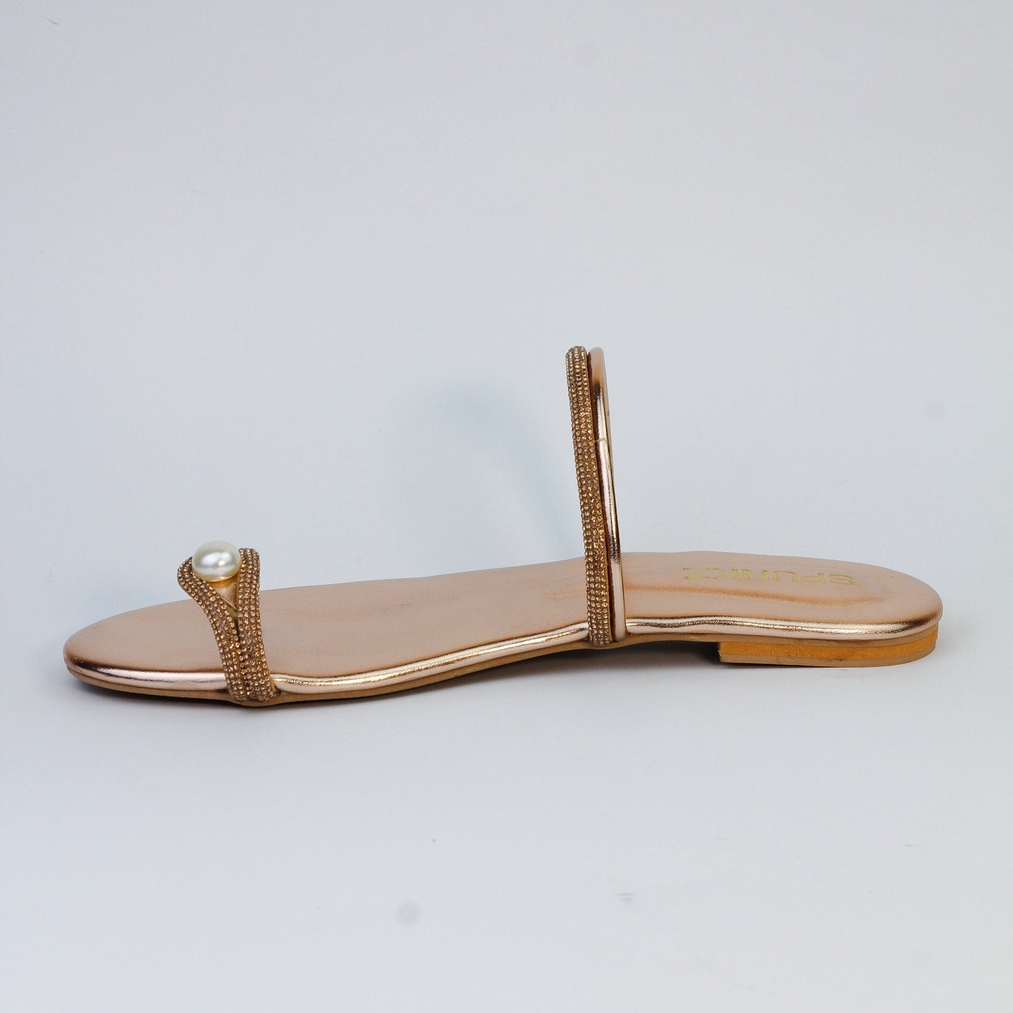 Parisa Gold Slippers (11012) - Spunkz