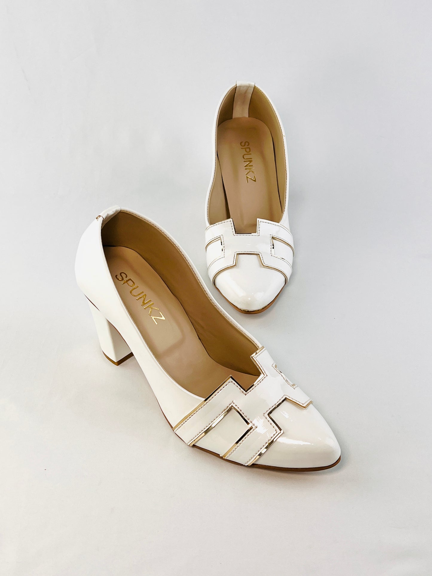 H-Style Court Shoes (White)