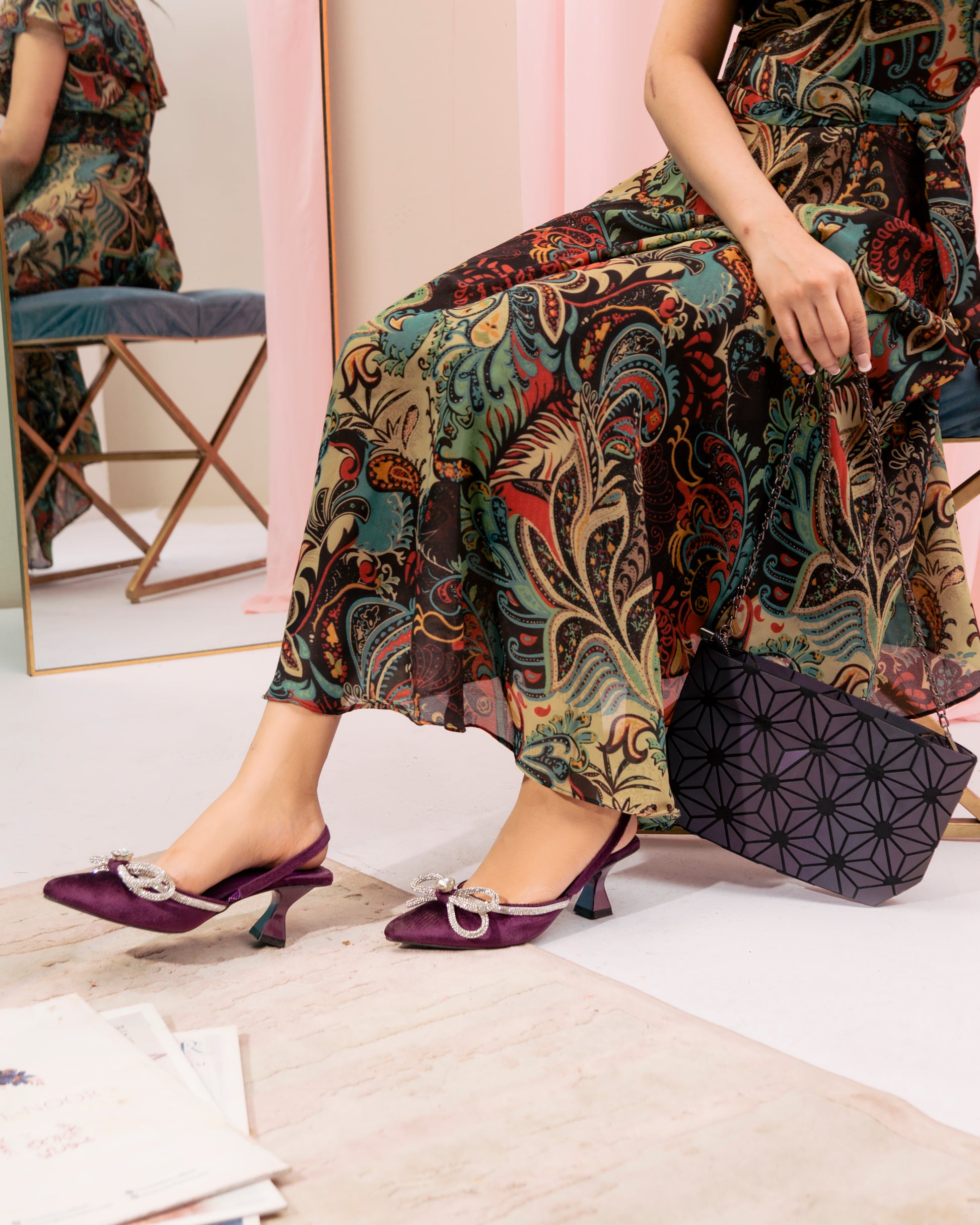 Roxa Bowknot Purple (11011) - Spunkz