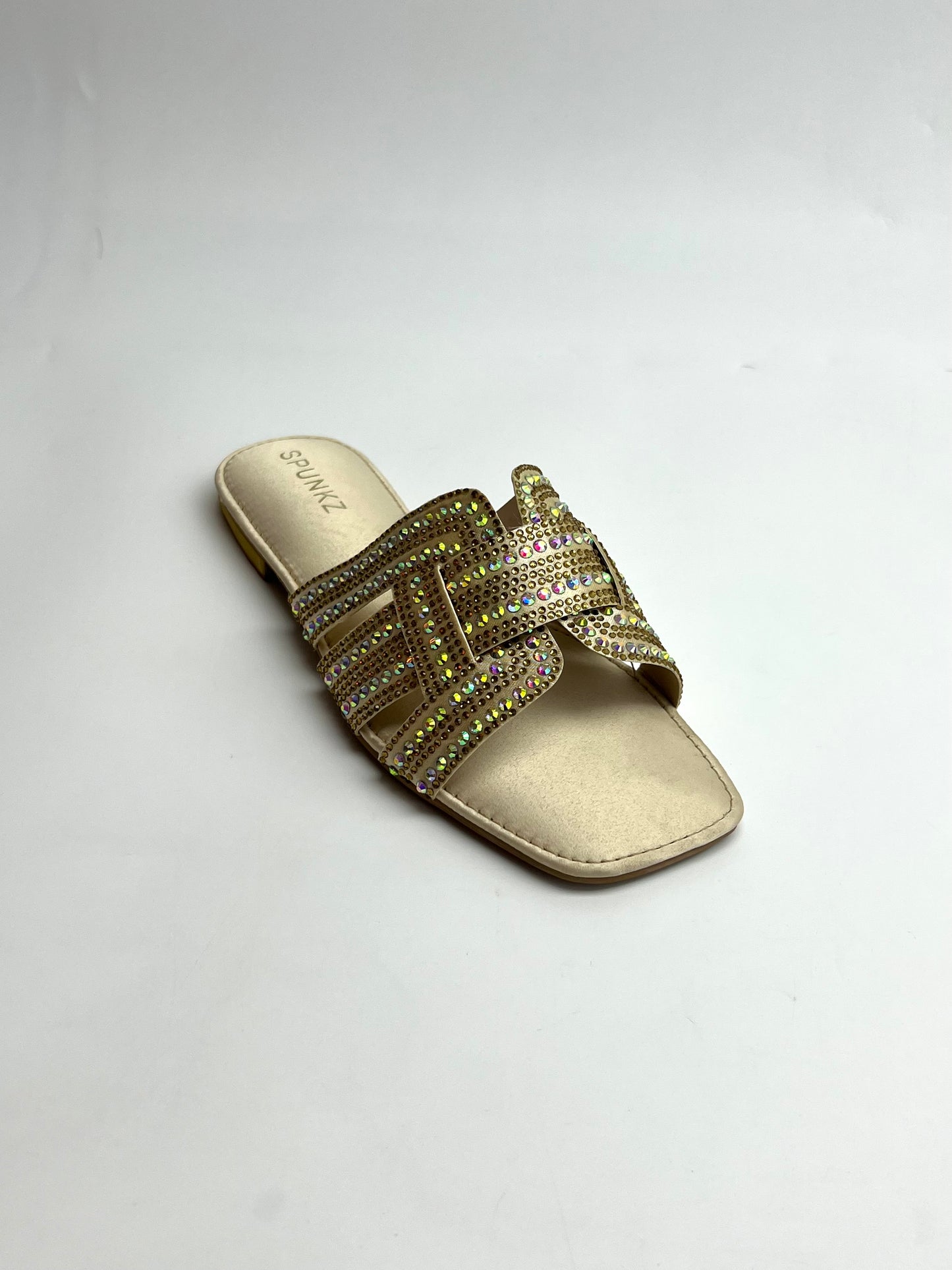 Rhinestone Straps Gold