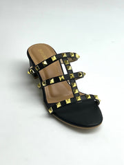 Rockstud Sandal Black - Spunkz