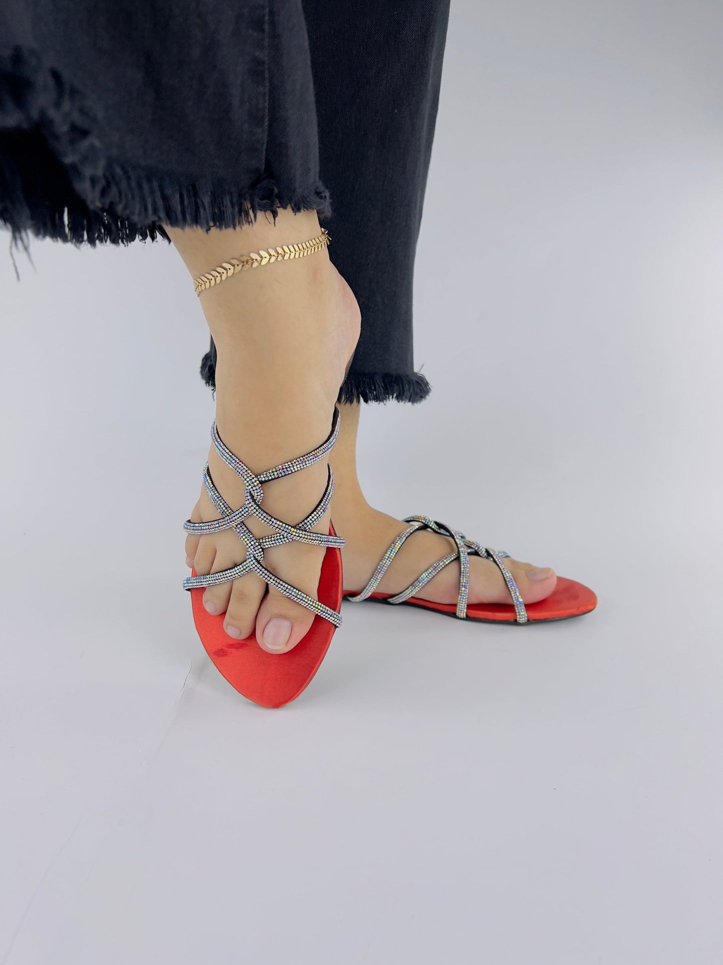 Mia Orange Slippers (11046) - Spunkz