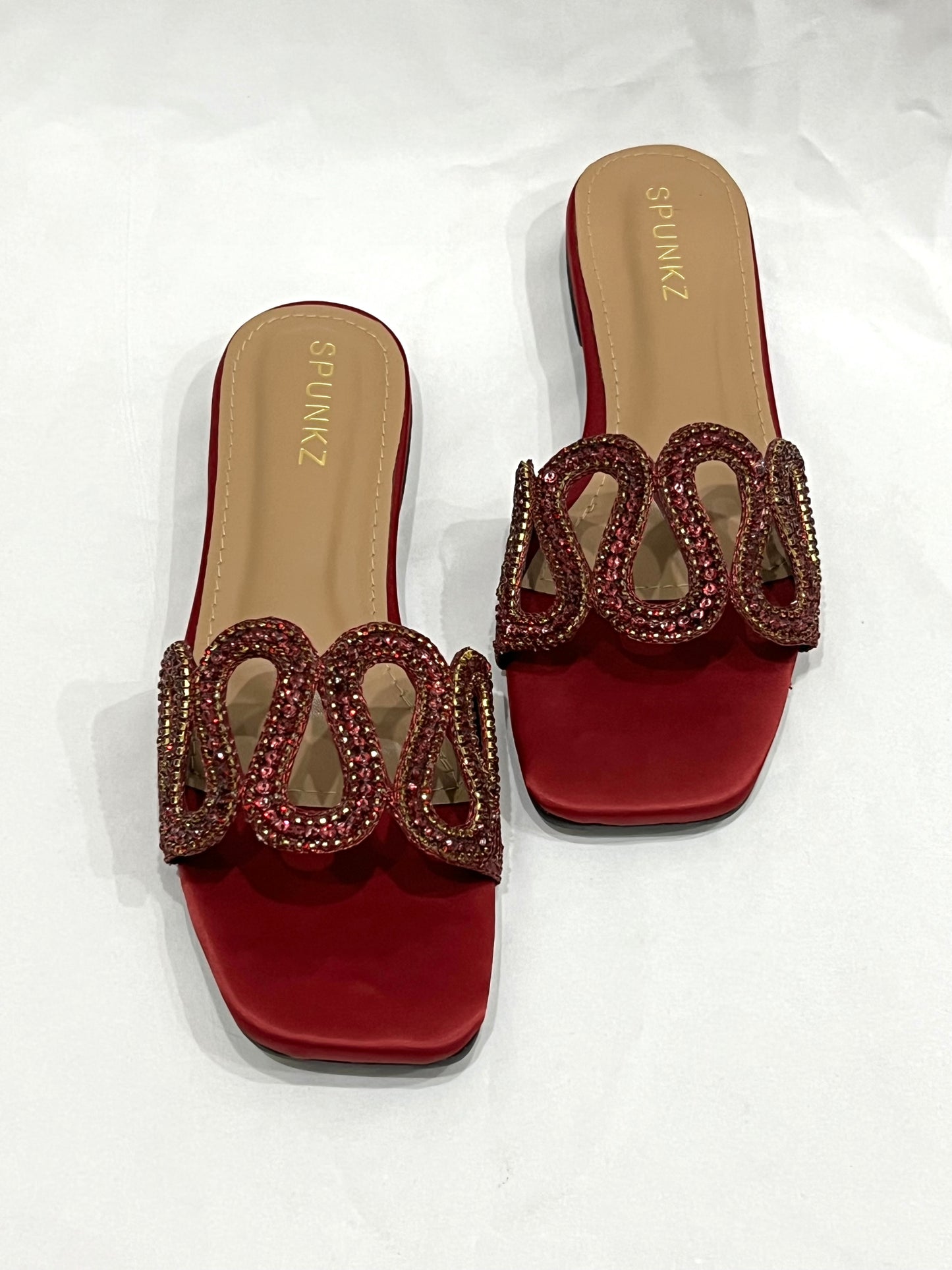 Cross Strap Maroon
