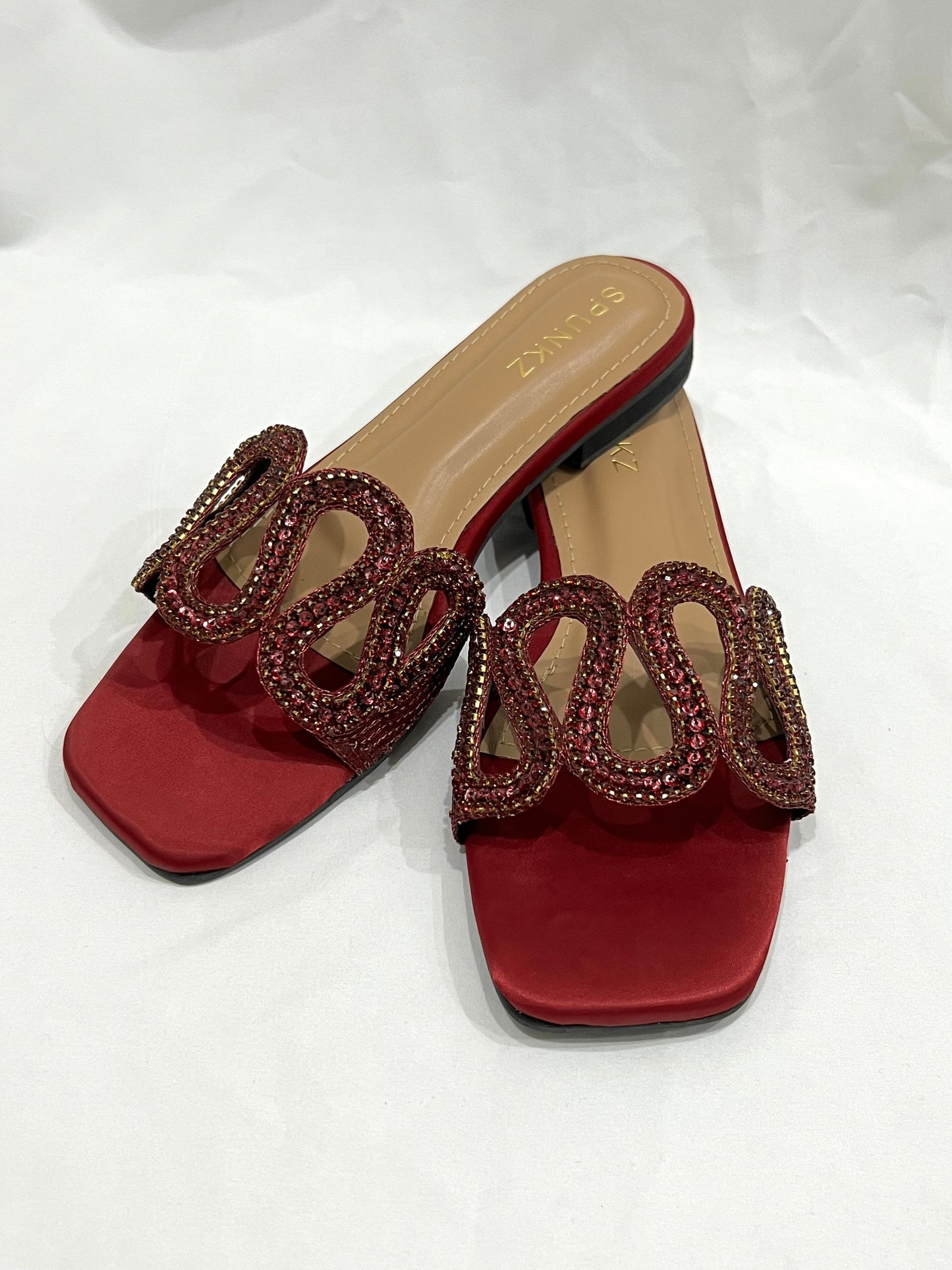 Cross Strap Maroon
