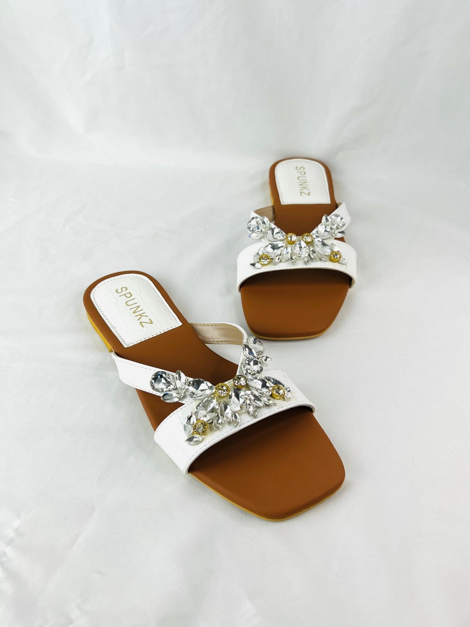 Diamond Flat Slippers - Spunkz