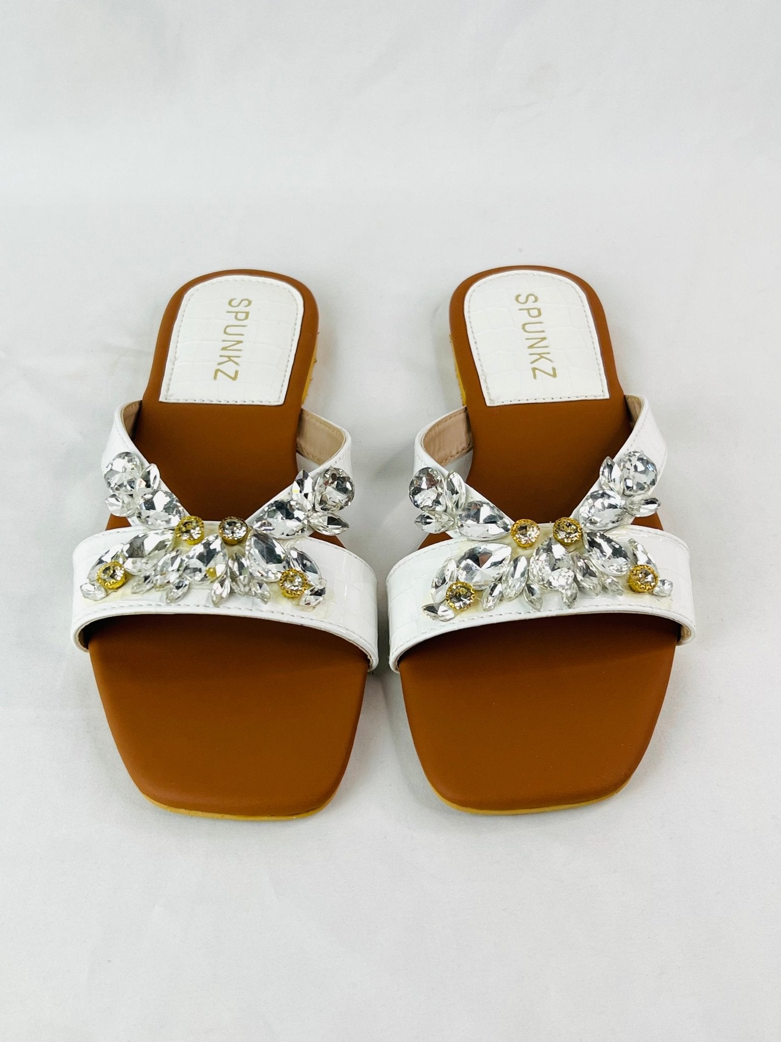 Diamond Flat Slippers - Spunkz