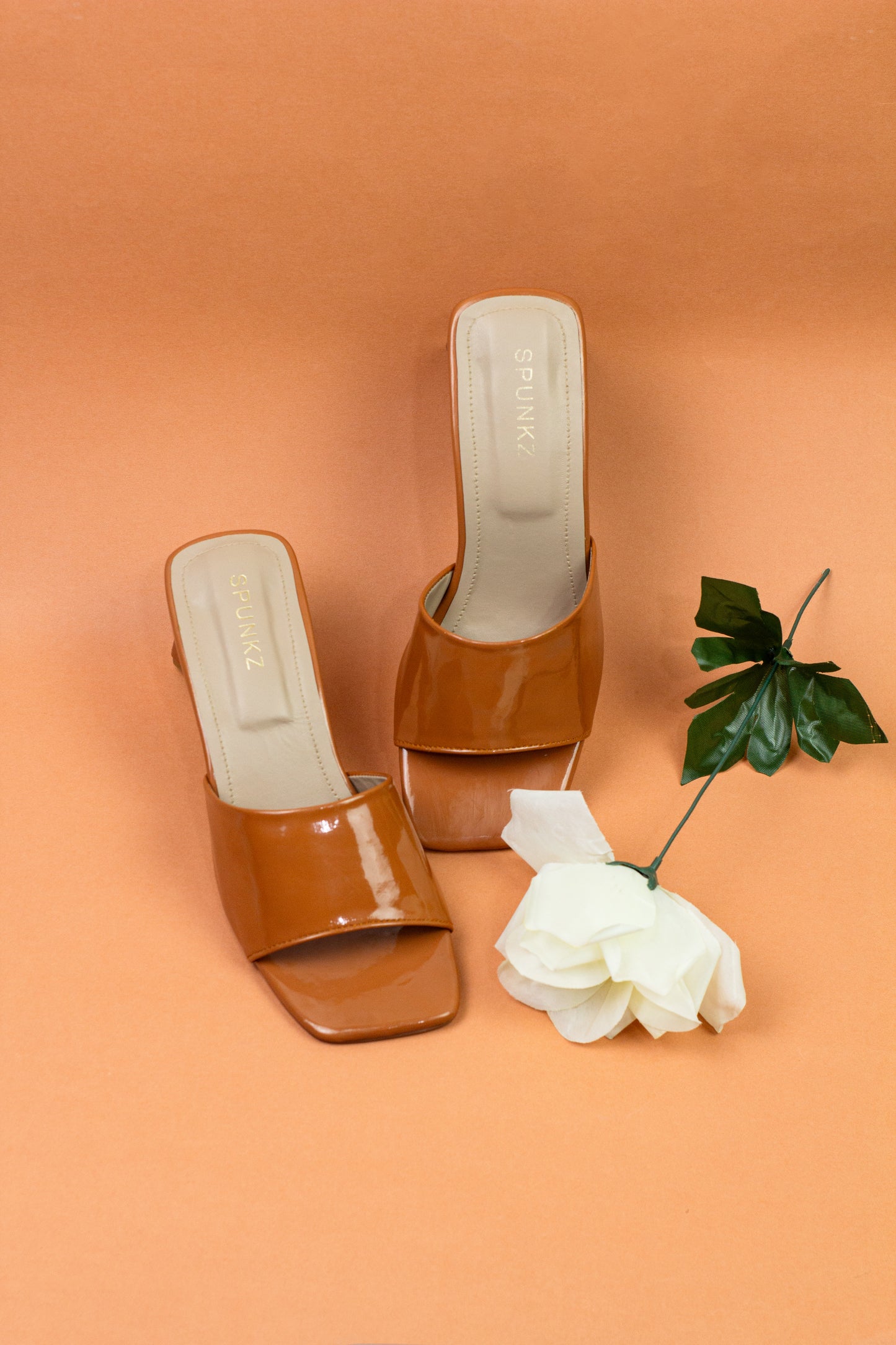 Peach Slip-On Sandals - Spunkz