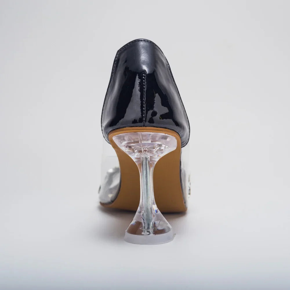 Julia Transparent Pumps Heel - 11078 - Spunkz