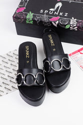 Chain Wedge Black (11041) - Spunkz