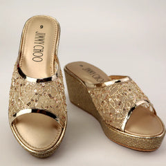 Glitter Wedge 91005