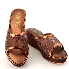 Glitter Wedge 91005