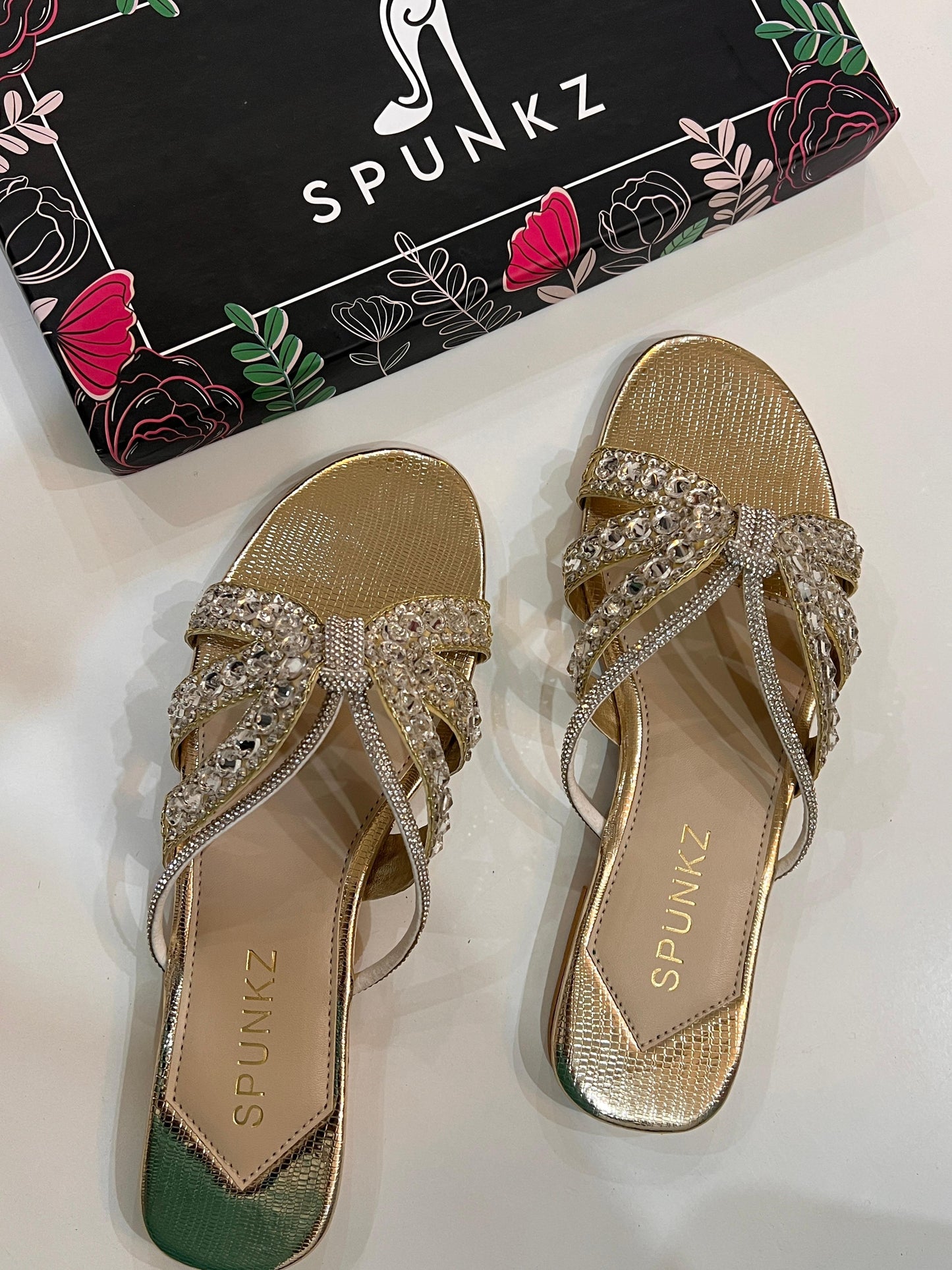 Textured Flats (Gold)