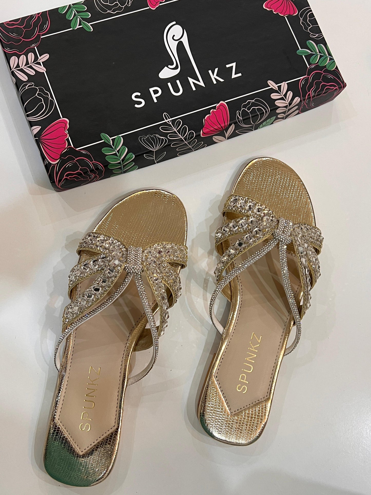 Textured Flats (Gold)