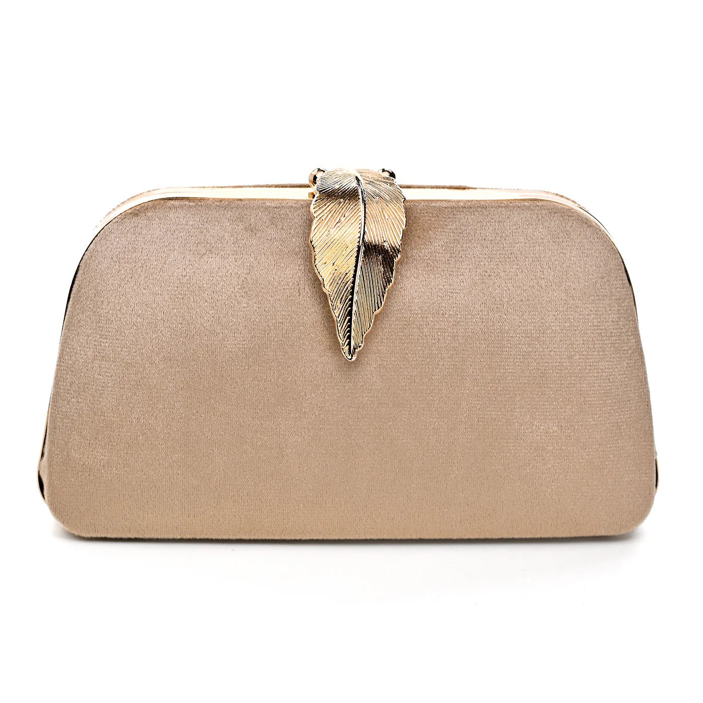 Leafs Clutch Bag (Beige) - Spunkz