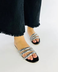 Cross Straps Slippers - Spunkz