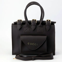 Leather Pocket Handbag