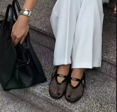 Black Ballerina Ballet Flats