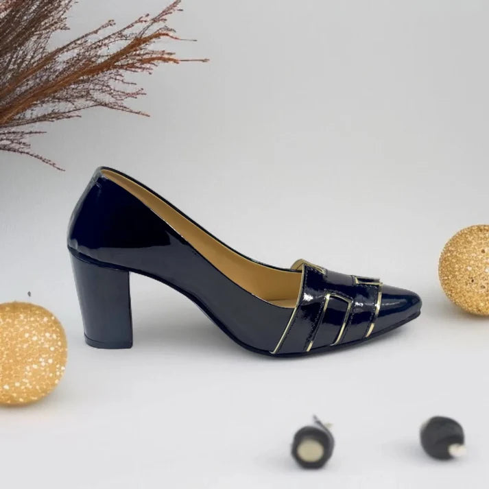 H-Style Court Shoes (Black)