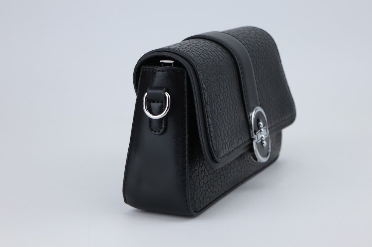 Leather Pattern Sling Bag - Spunkz