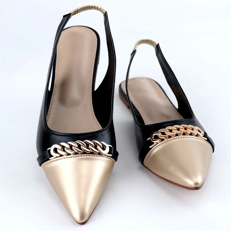 Slingback Flat Shoes