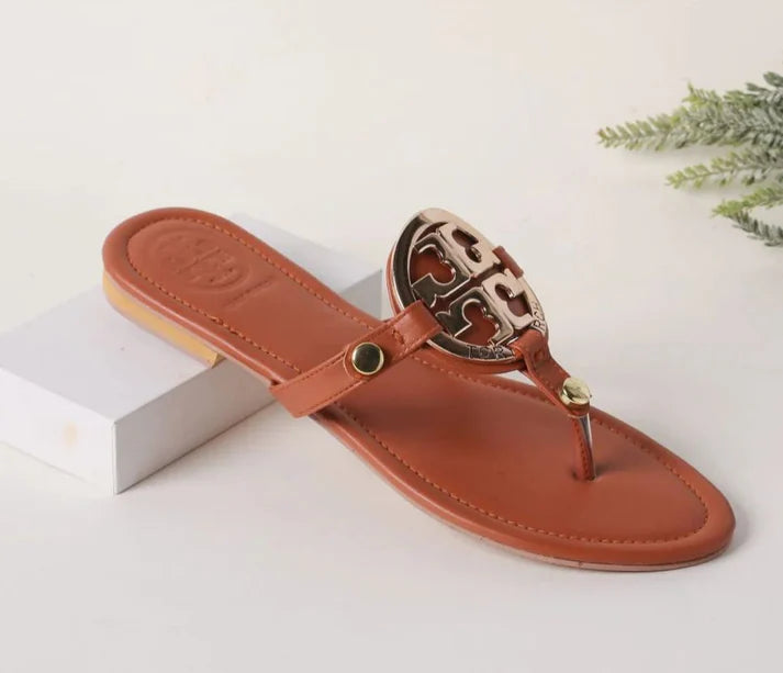 Buckle Flat Slippers