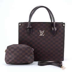 checkered Handbag Set - Spunkz