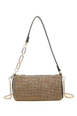 Diamond Embellished Crossbody Bag