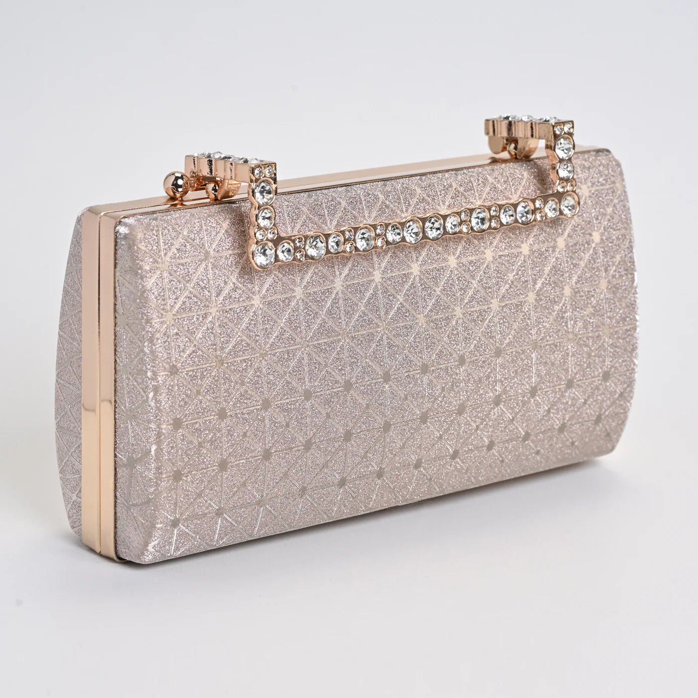 Diamond Handle Fancy Clutch Bag - Spunkz