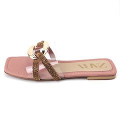 Gold Buckle Flats 90374