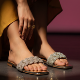 Shimmery Flats (Gold) 90055