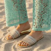 Mash Gold Slippers (11023) - Spunkz