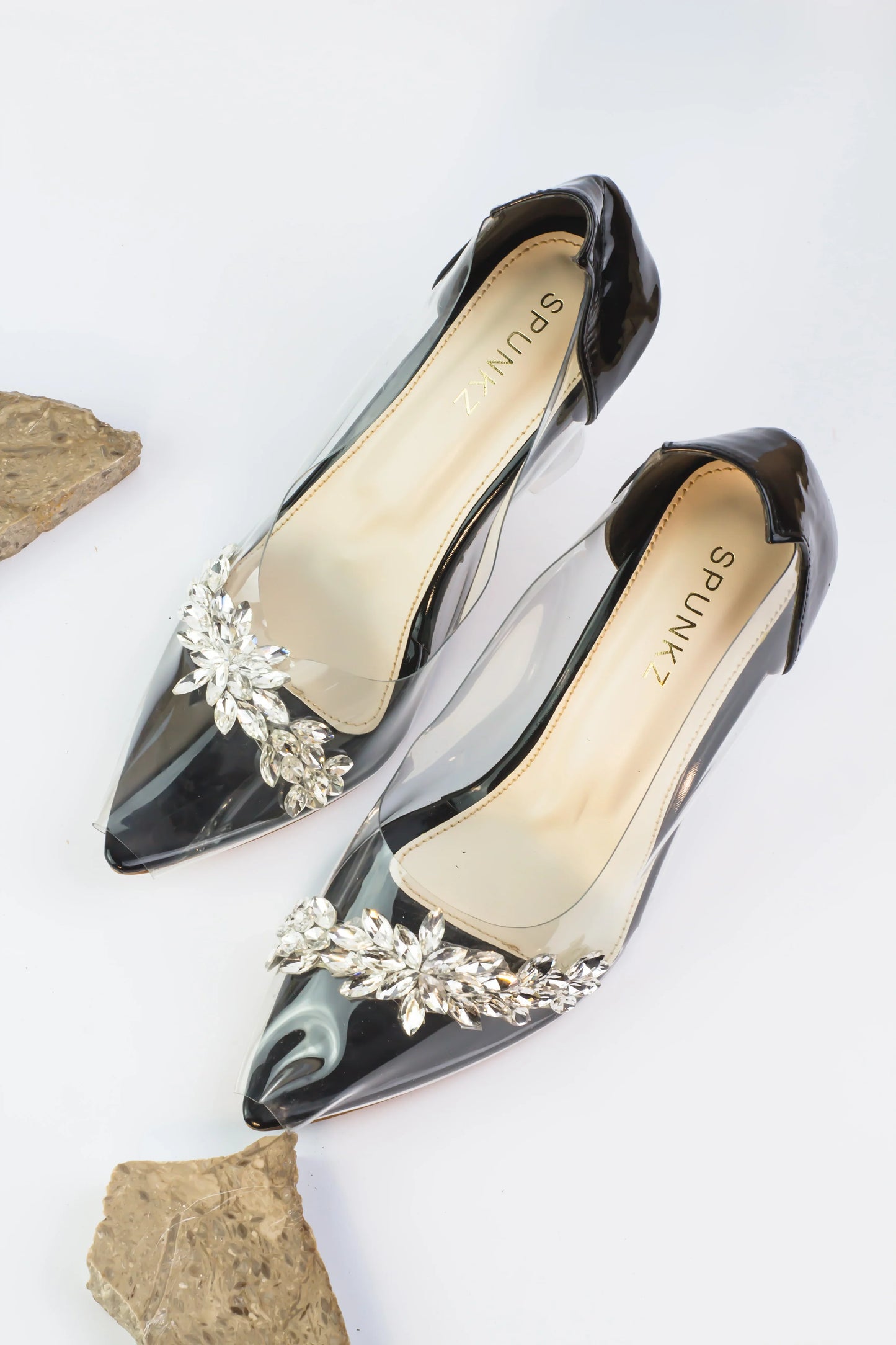 Julia Transparent Pumps Heel - 11078 - Spunkz