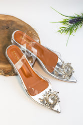 Cinderella Flats (Silver) - Spunkz